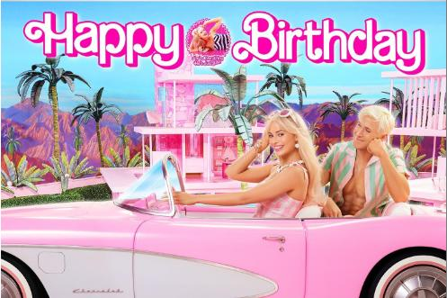 Barbie Backdrop