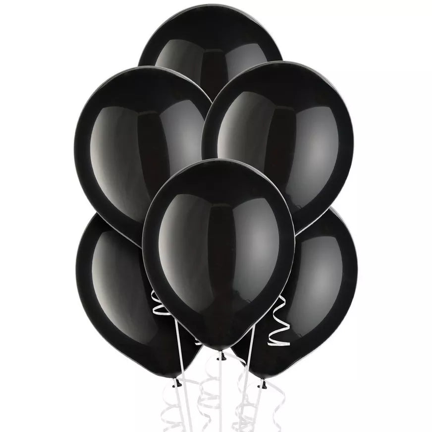 10"-12" Latex 5 Balloon Bouquet with helium