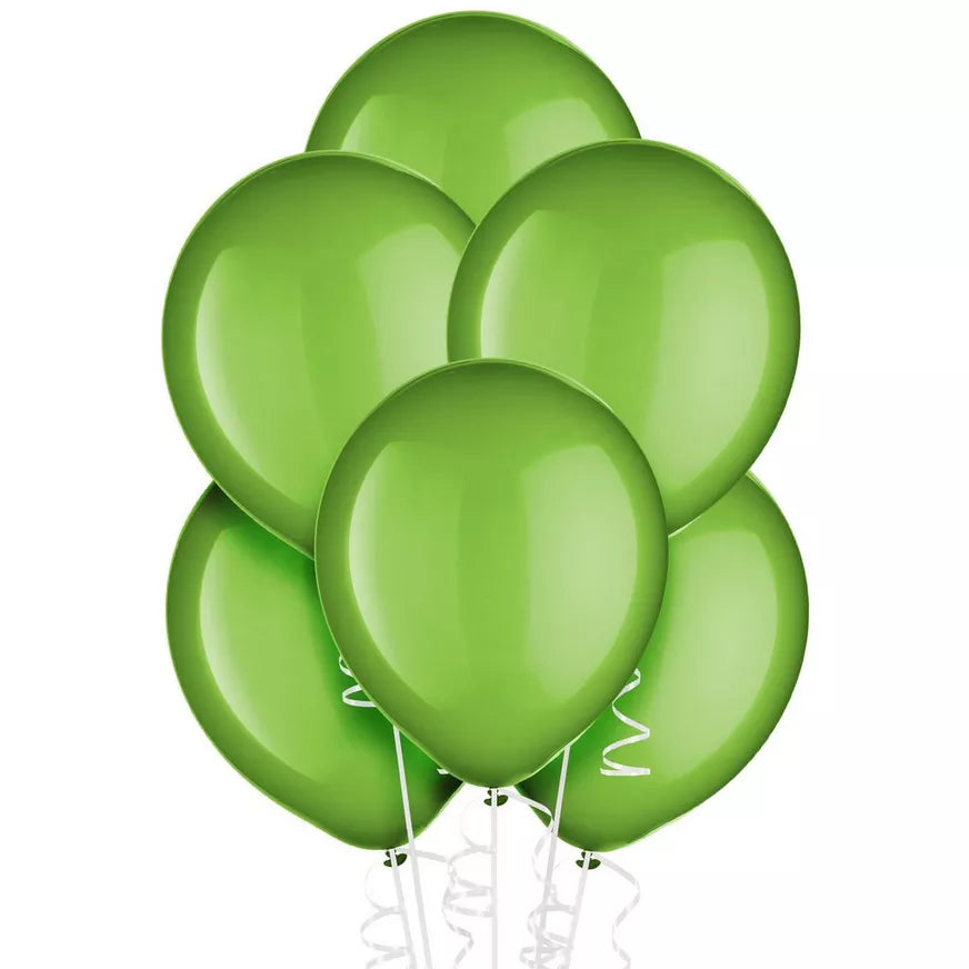 10"-12" Latex 5 Balloon Bouquet with helium