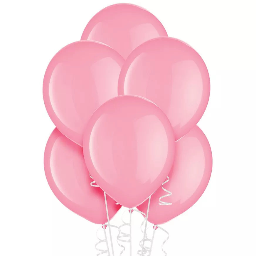 10"-12" Latex 5 Balloon Bouquet with helium