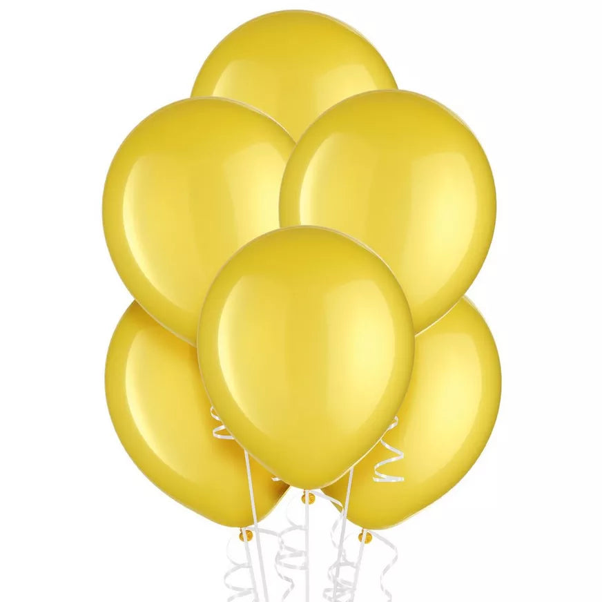 10"-12" Latex 5 Balloon Bouquet with helium