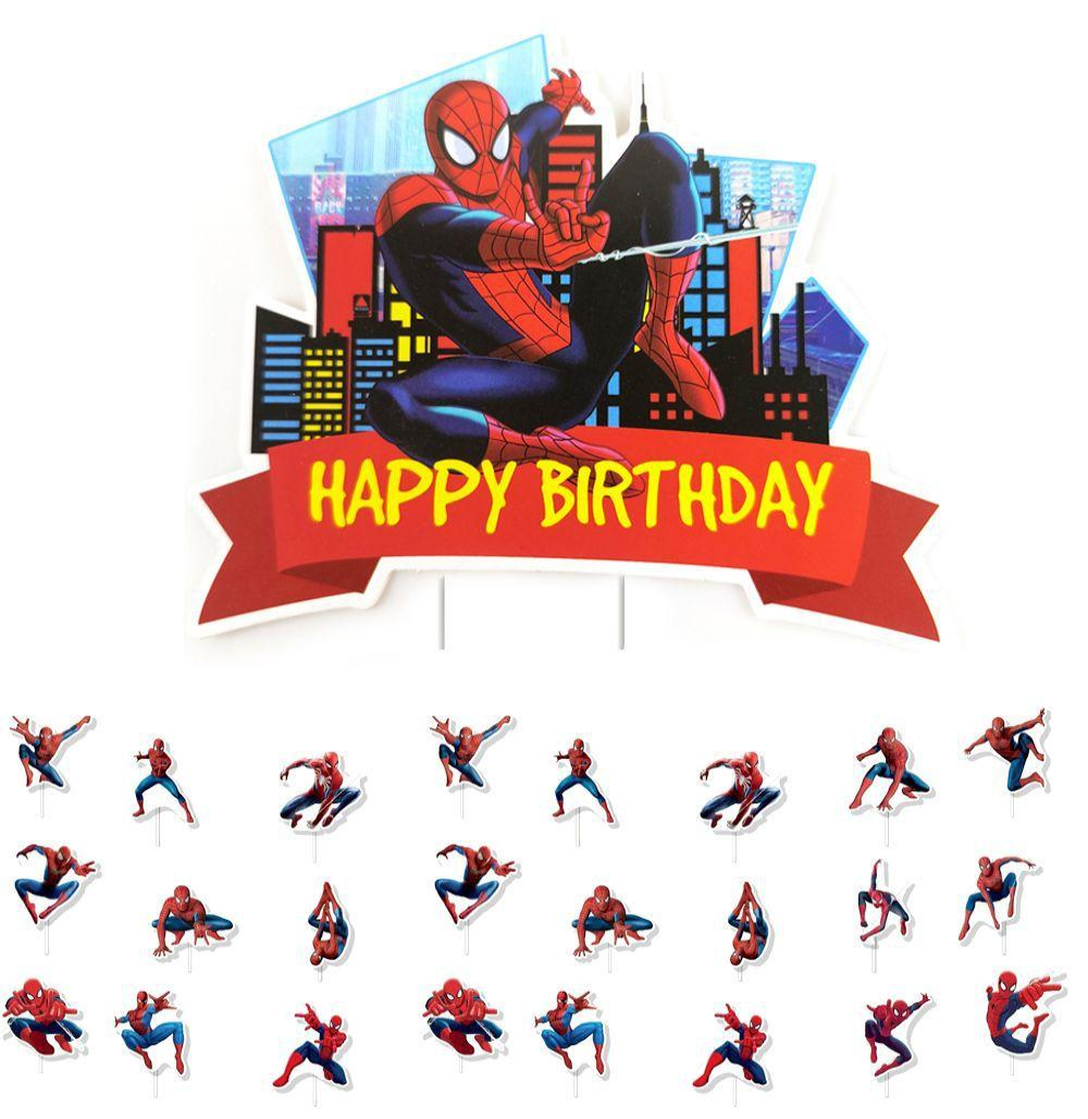 Spiderman Cake Topper