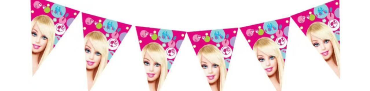 Barbie Flag Banner