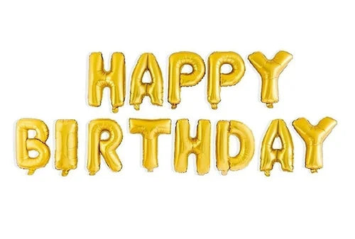 Happy Birthday Foil Balloon Garland