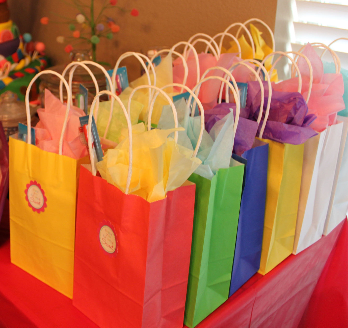 Customized Party Bags with goodies