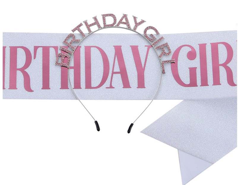 Birthday Girl Sash and Crown