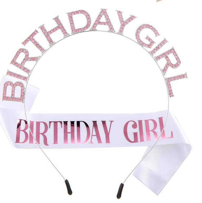 Birthday Girl Sash and Crown