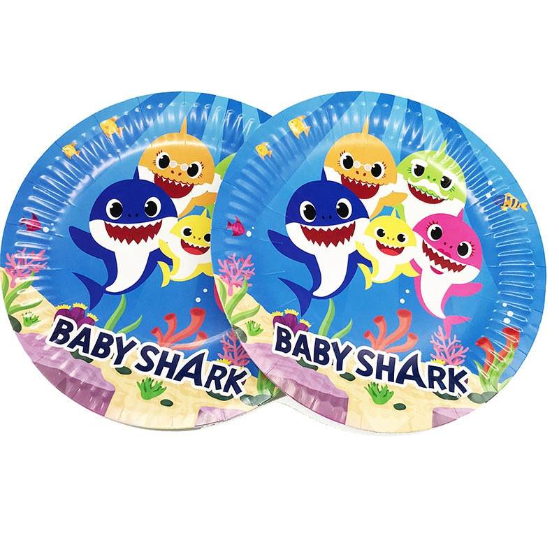 Baby Shark Plates