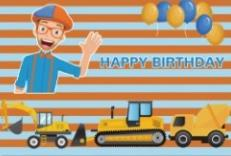 Blippi Backdrop