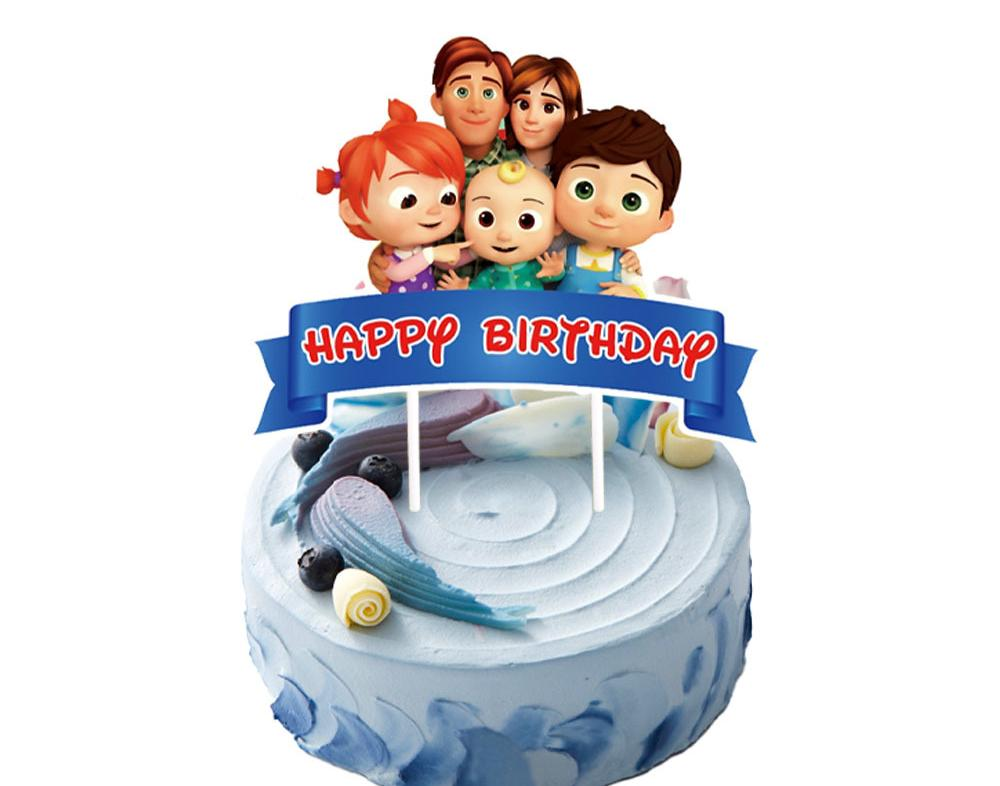 Cocomelon Blue Cake Topper