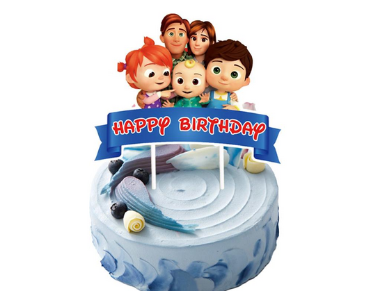 Cocomelon Blue Cake Topper
