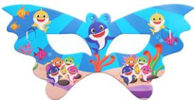 Baby Shark Face Masks