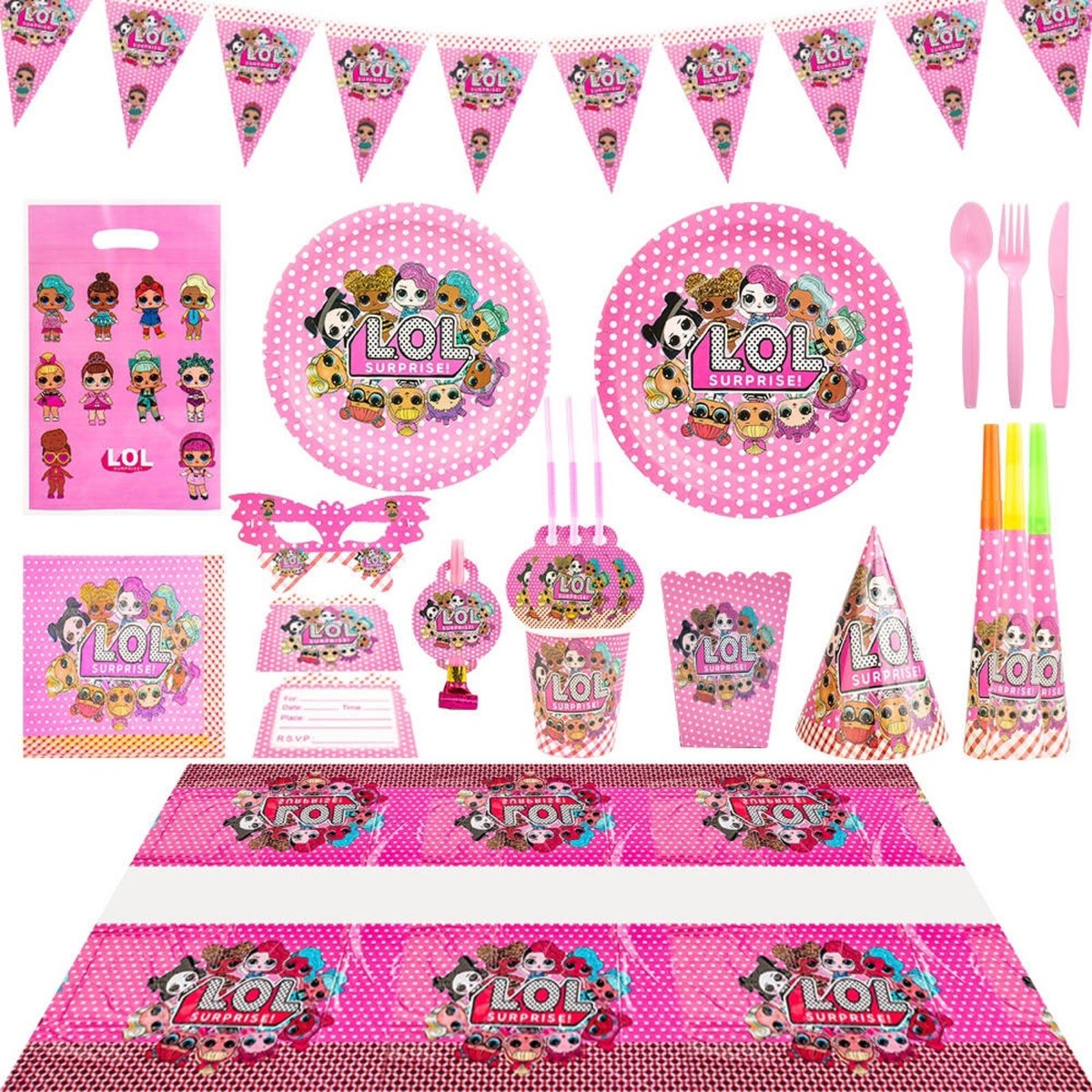 Basic Girls Tableware Bundle