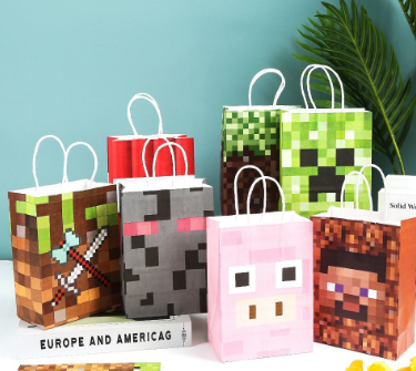Minecraft Kraft Bags
