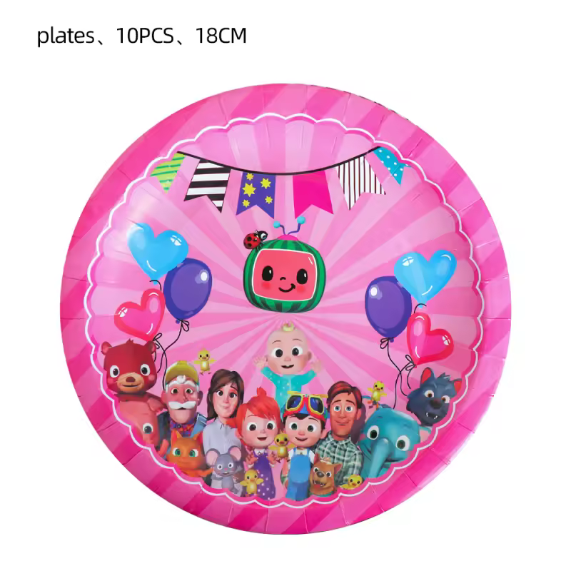 Cocomelon Plates