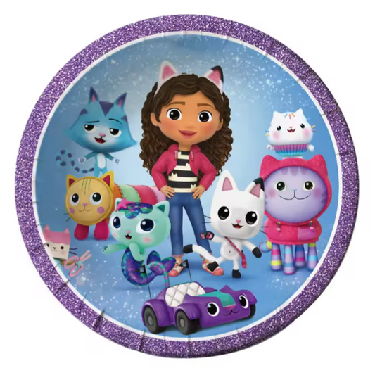 Gabby's Dollhouse Plates