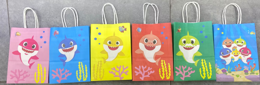 Baby Shark Kraft Bags