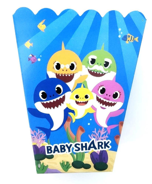 Baby Shark Popcorn Box