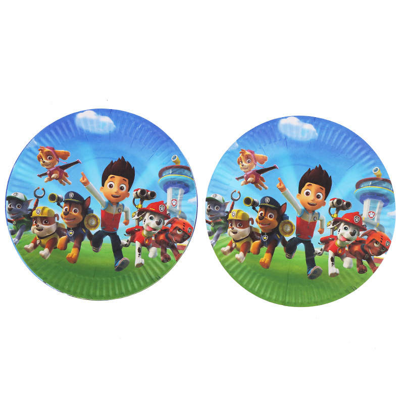 Paw Patrol Boy Plates